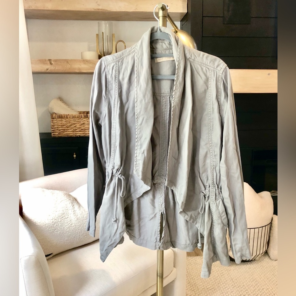 Anthropologie x Max Jeans open front trench jacket